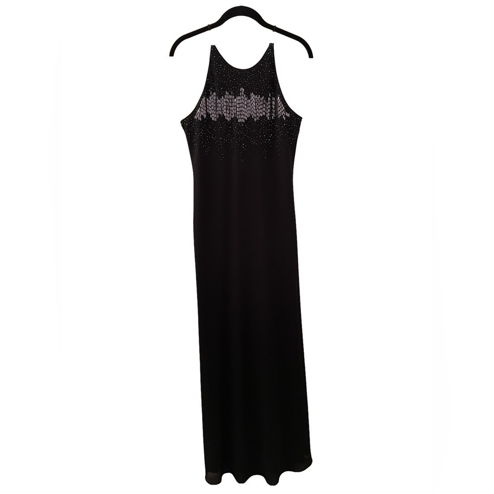 Chelsea Nights Chiffon Sequined MAXI Fully Lined Formal Ball Gown Women’s Size 8